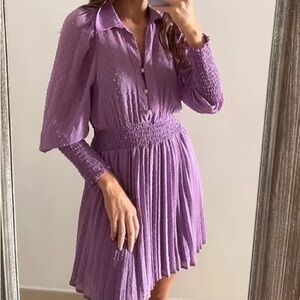 Zara Elegant Purple Women's Dress